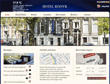 Tablet Screenshot of kooykhotel.nl